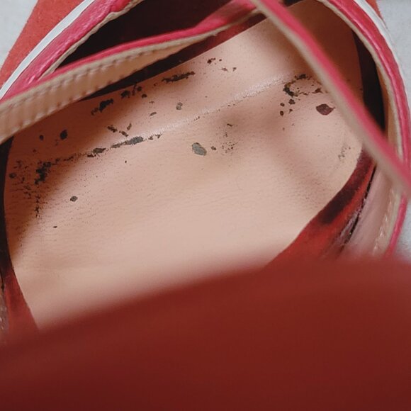 Fornarina Red and White Sandals - Picture 5 of 8